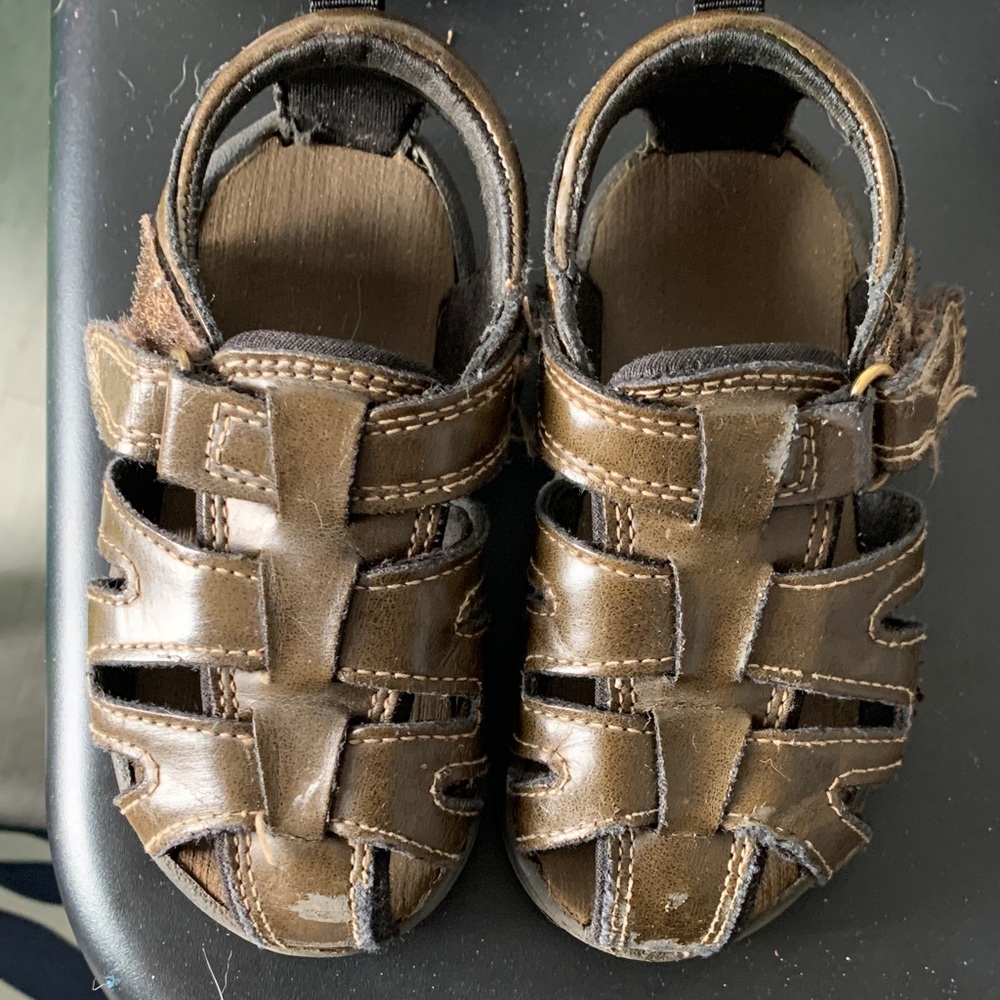 Brown Kids Sandals